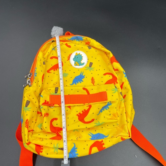 Mini Toddler Dinosaur yellow & orange backpack - Picture 7 of 9